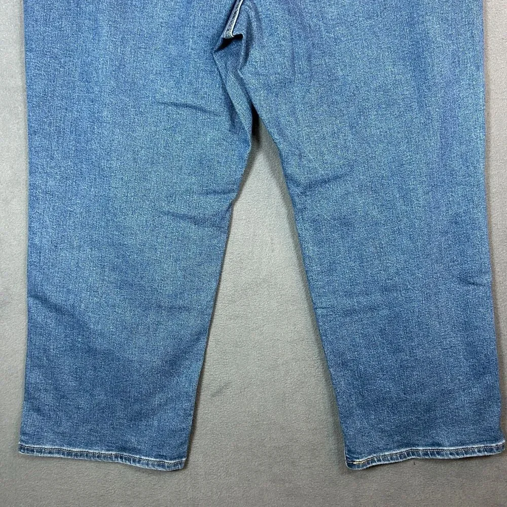 NWT Levi's Women's Ribcage Straight Ultra High Rise Jeans - Blue - Picture 12 of 16